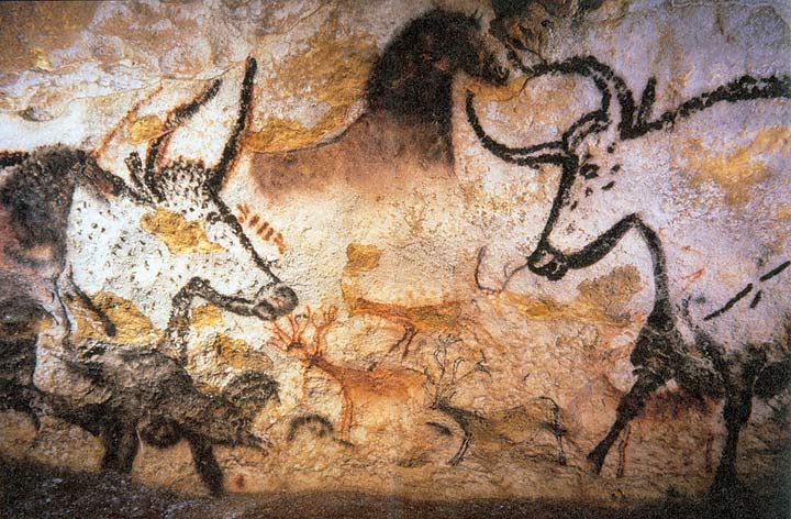 Peintures de la grotte de Lascaux (Paléolithique)