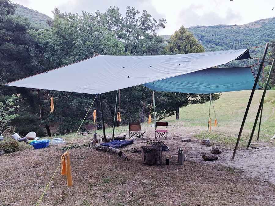 stage vie sauvage en drôme en pleine nature en tribu